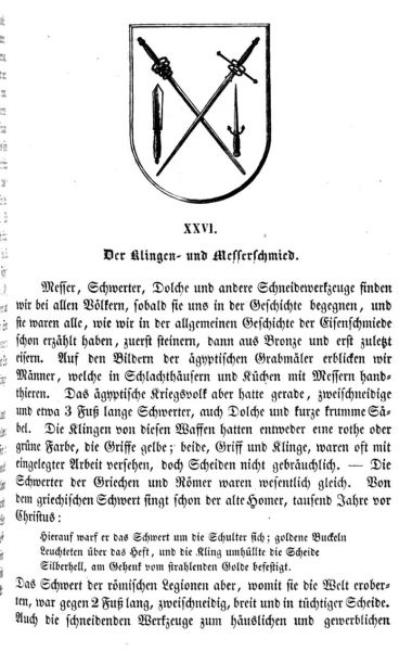 26 Der Klingen- und Messerschmied