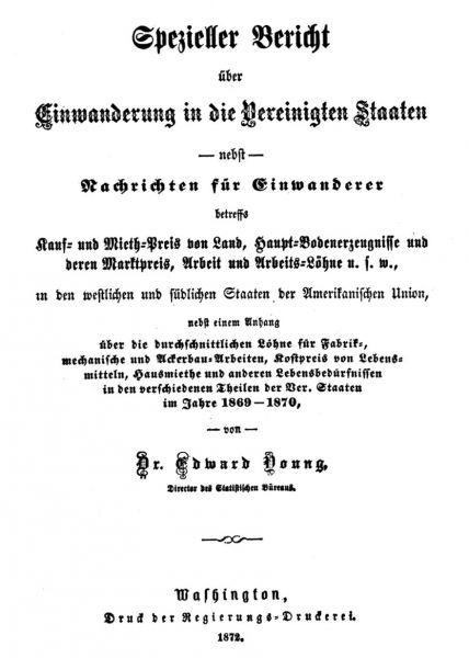 Spezieller Bericht über Einwanderung in die Vereinigten Staaten 