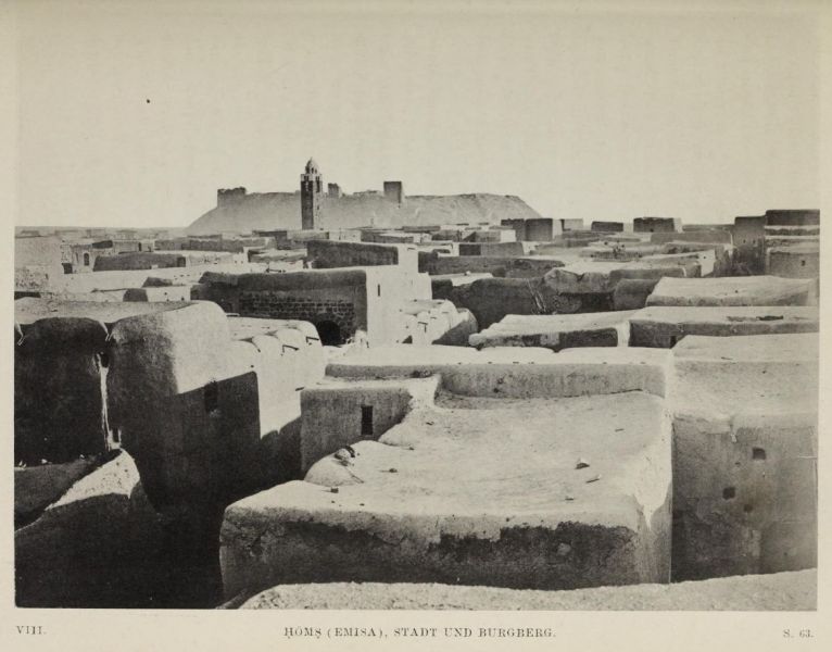 Homs (Emisa), Stadt und Burgberg