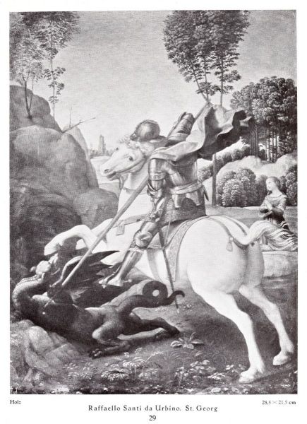 011 029 Raffaello Santi da Urbino. St. Georg