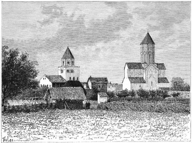 Dorf im Kaukasus