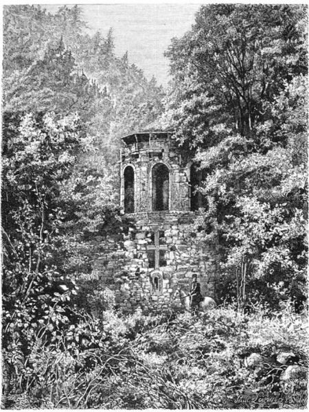 Schlossruine im Kaukasus