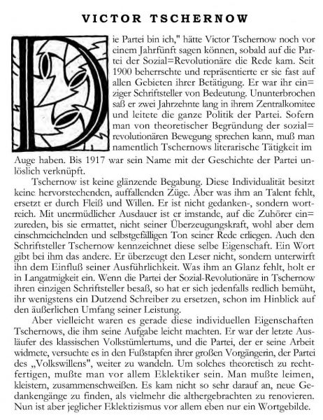Tschernow, Victor