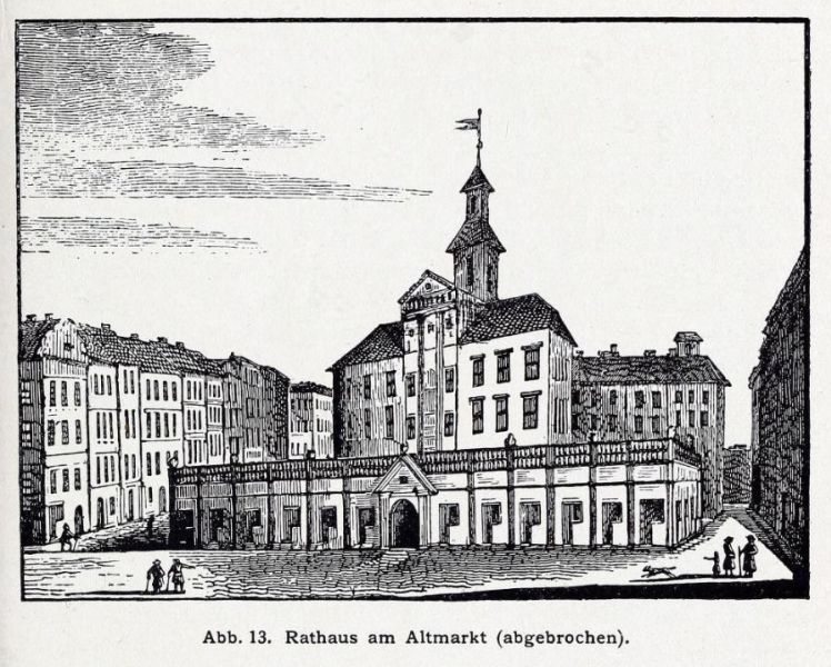 Warschau 013 Rathaus am Altmarkt (abgebrochen)