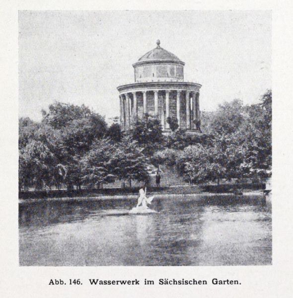 Warschau 146 Wasserwerk im Sächsischen Garten