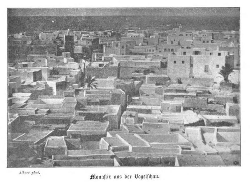 Tunesien, Monastir aus der Vogelschau