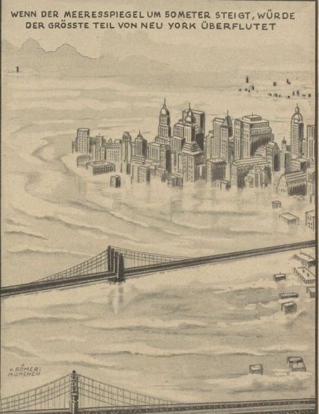Wenn das Polareis schmilzt - Neu York überflutet