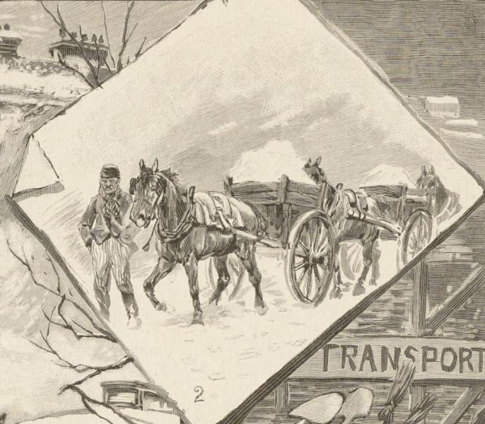 Wien im Schneesturm 2 - 1893