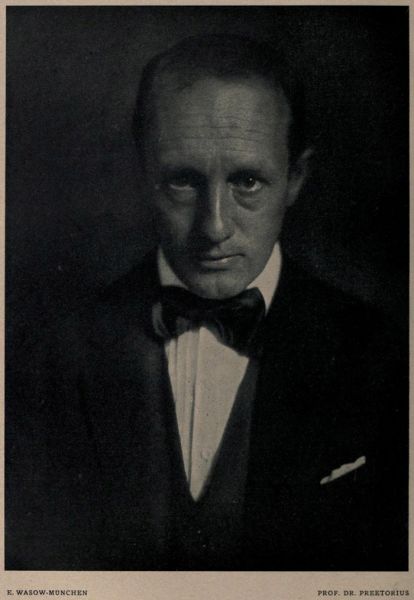 Eduard Wasow - Prof. Dr. Emil Preetorius (1883-1973) deutscher Illustrator, Graphiker und Bühnenbildner