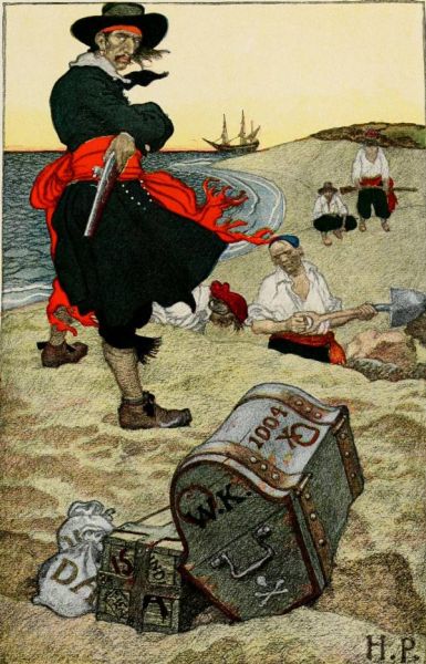 Schatzkiste am Ostseestrand