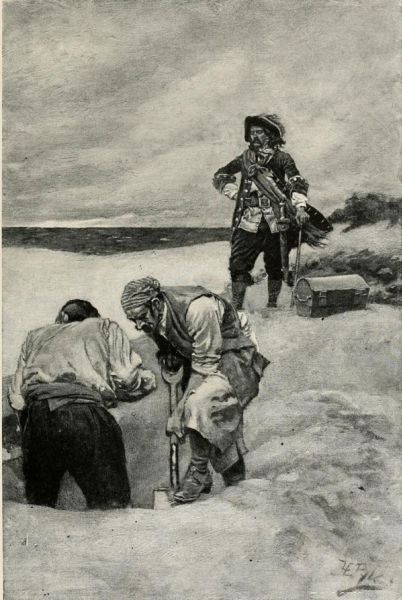 Schatzgräber in den Dünen