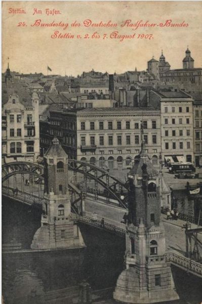 Stettin, am Hafen