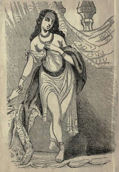 Orientalische Kurtisane, Türkei 16. Jahrhundert