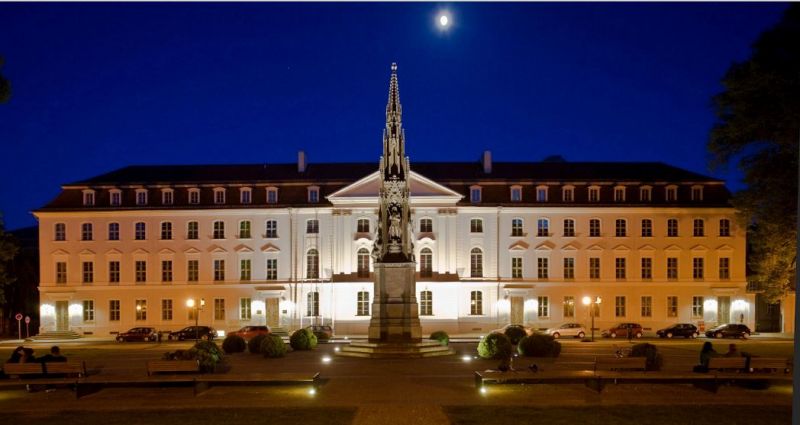 Greifswald, Universität, Rubenowdenkmal auf dem Rubenowplatz
