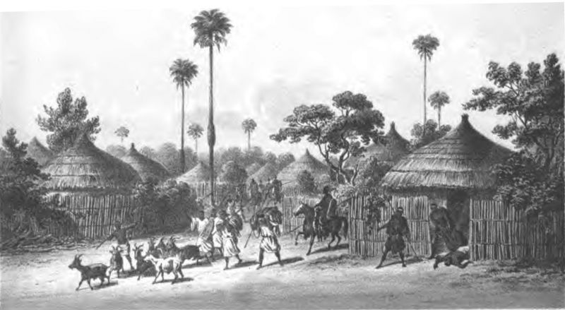 Afrikanisches Dorf