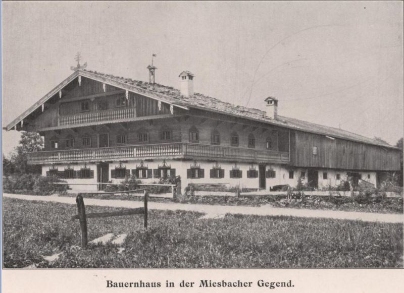 031 Bauernhaus in der Miesbacher Gegend