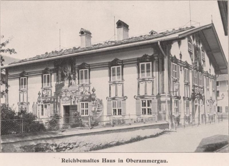 040 Reichbemaltes Haus in Oberammergau