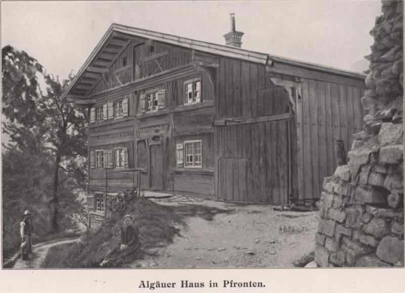050 Algäuer [Allgäuer] Haus in Pfronten