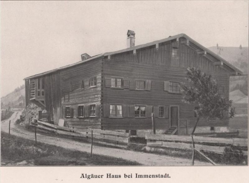 052 Algäuer [Allgäuer] Haus bei Immenstadt