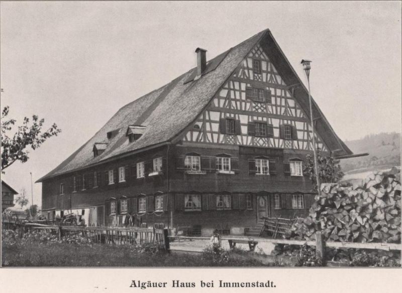 053 Algäuer [Allgäuer] Haus bei Immenstadt