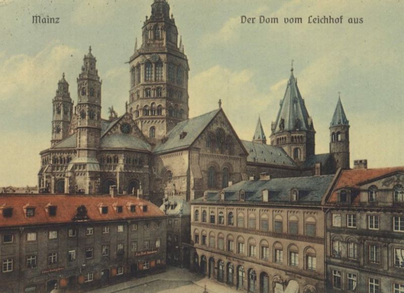 Mainz - Dom vom Leichhof aus