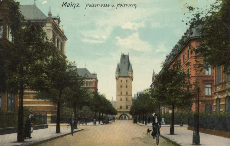 Mainz - Holzstraße und Holzturm
