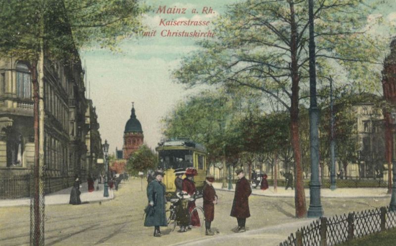 Mainz - Kaiserstraße und Christuskirche (2)