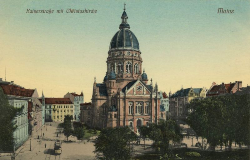 Mainz - Kaiserstraße und Christuskirche (4)