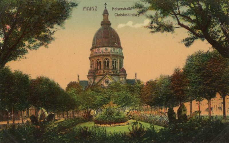 Mainz Kaiserstraße und Christuskirche (3)