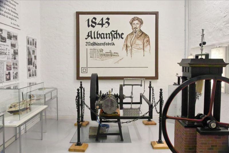 Alban, Ausstellungsbereich im Burgmuseum Plau