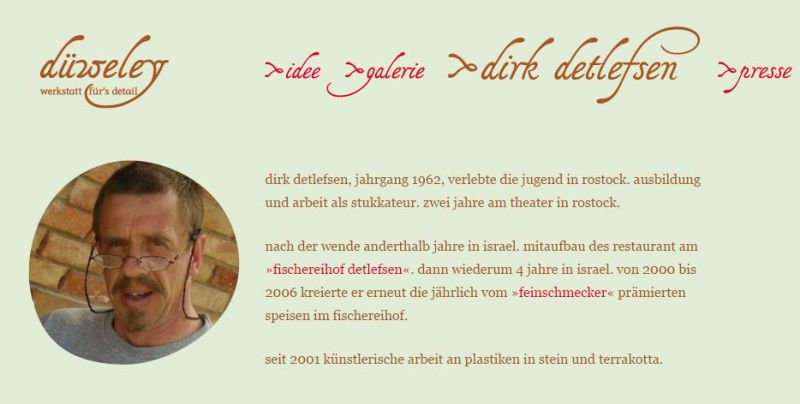 Dirk Detlefsen, düweley Werkstatt fürs Detail