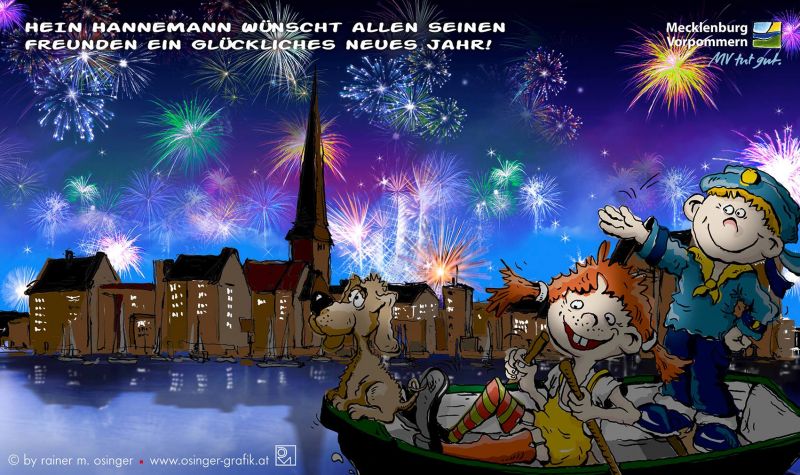 Hein Hannemann, Neujahrsgrüße