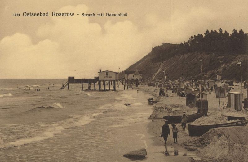 Koserow, Strand mit Damenbad