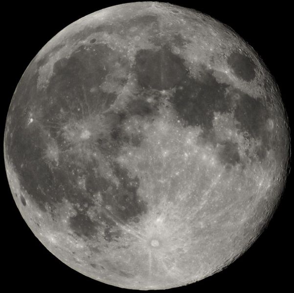 Mond, von der Erde aus gesehen