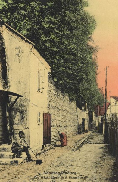 Neubrandenburg, alte Wickhäuser