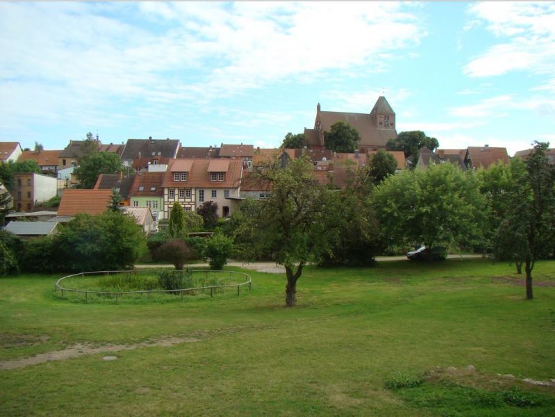 Penzlin, Blick von der Burg