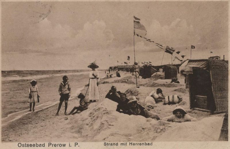 Ostseebad Prerow, Strand mit Herrenbad
