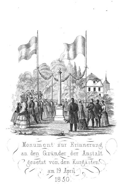 Rostock, Gründung der Wasserheilanstalt 1850