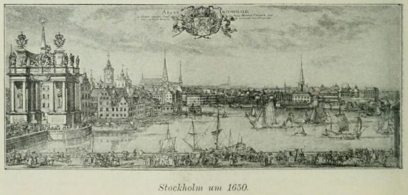 Schweden, Stockholm um 1650