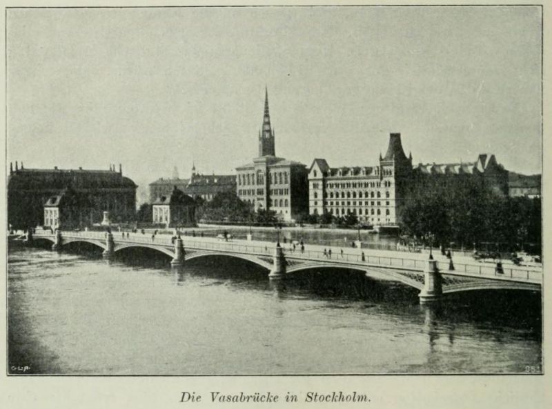 Schweden, Stockholm, Vasabrücke