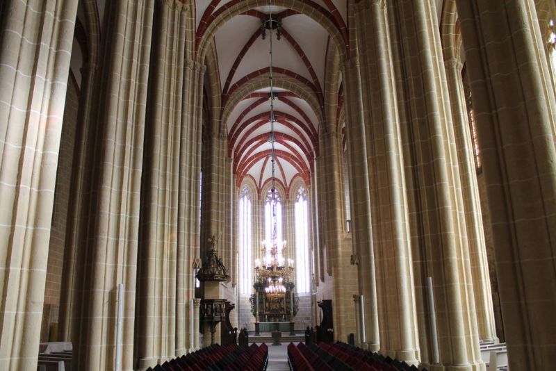 Mühlhausen, Marienkirche Innenraum