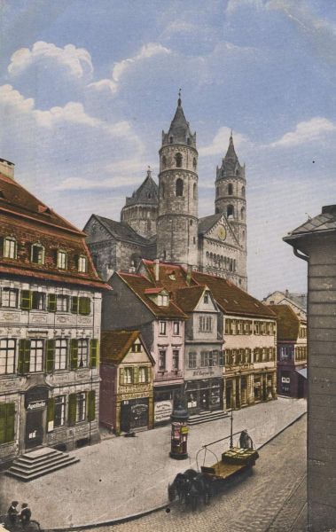 Worms - Der Marktplatz und Dom