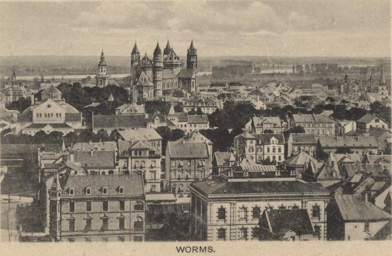 Worms - Stadtansicht