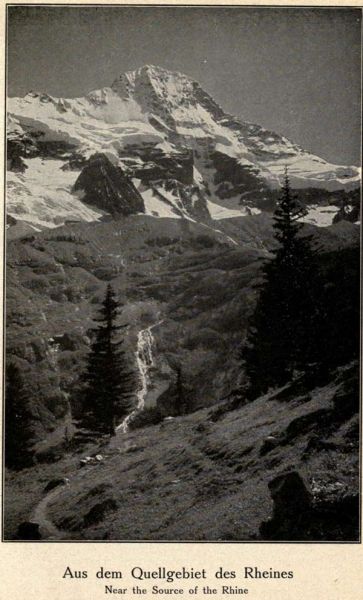 02. Aus dem Quellgebiet des Rheines. Near the Source of the Rhine 