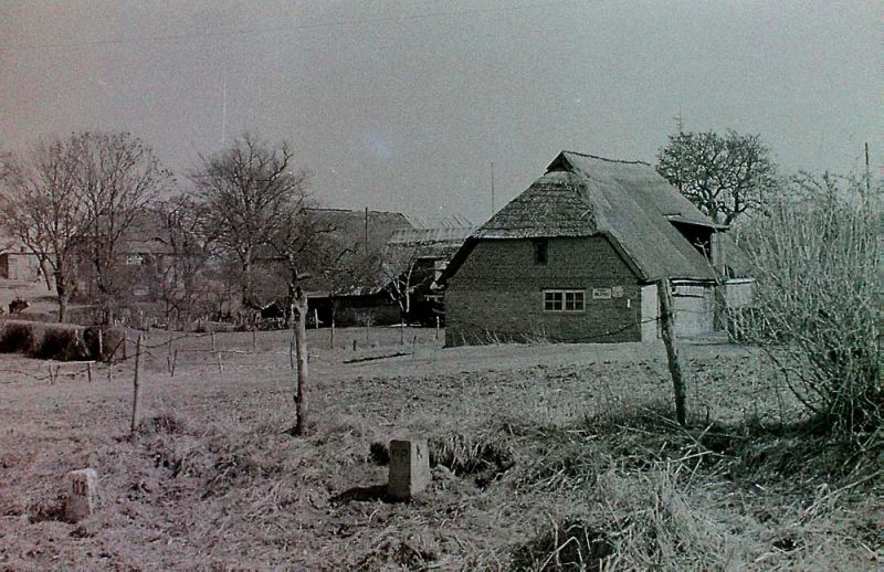 Rostocker Umland mit Bauernhof, 1968