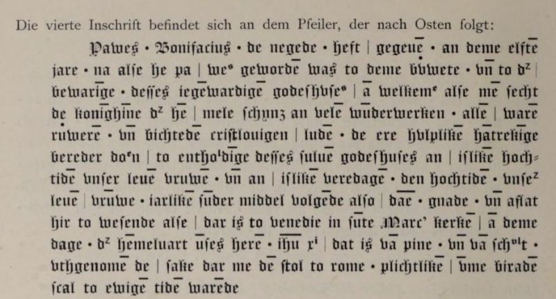 Rostock. 020 Marien-Kirche , Inschriften (4)