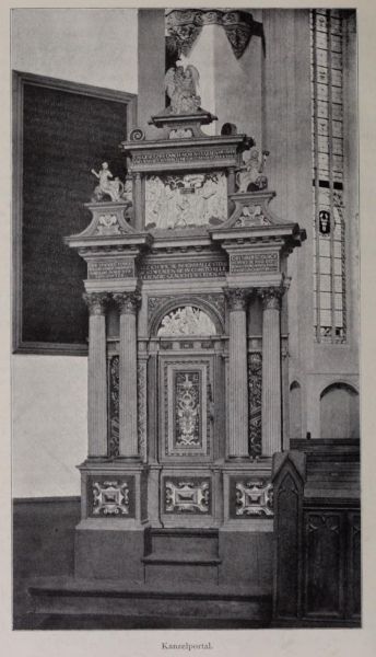 Rostock. 023 Marienkirche, Kanzelportal
