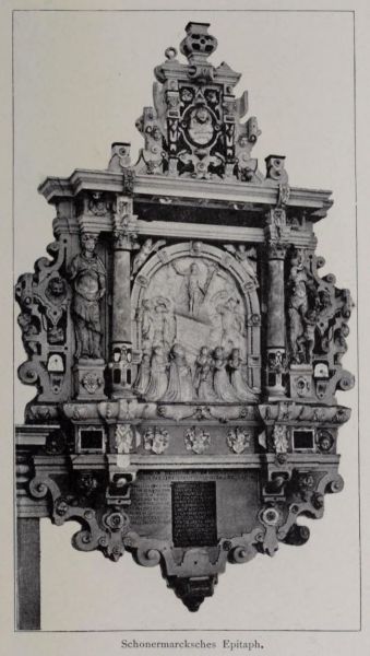 Rostock. 045 Marienkirche, Schonermarcksches Epitaph