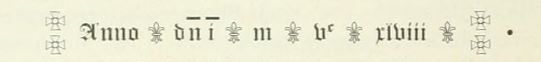Rostock. 112, St. Petri, Glocken-Inschrift (5)