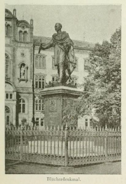 Rostock. 269 Blücherdenkmal